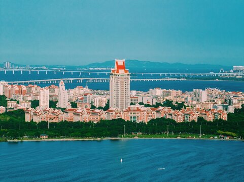 Xiamen Jimei cityscape 