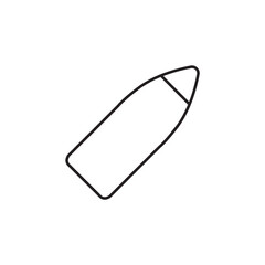 Bullet set icon, logo isolated on white background