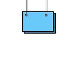 Flash Card Banner - Blue