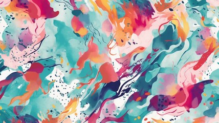 Colorful smoke background Generative AI