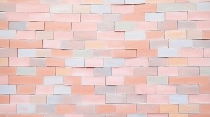 white brick wall Generative AI