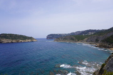 Naklejka na ściany i meble wonderful coast of alicante, beaches of javea and altea