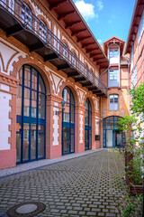 Fototapeta na wymiar Fabrikgebäude in Quedlinburg