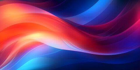 Obraz premium Modern colorful abstract wave Liquid shape in blue color background. Flow liquid lines design element. Generative Ai