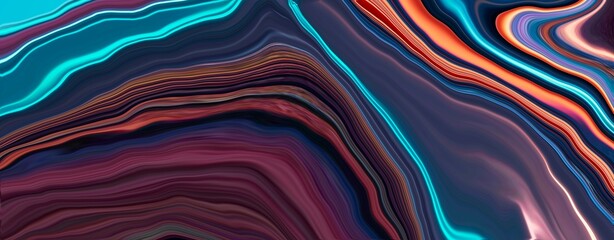 Colorful abstract wavy wallpaper, Abstract art, Fluid pattern design