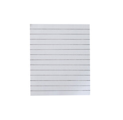 Blank white lined paper isolated © berkahjayamaterial