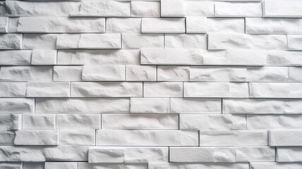Obraz premium white brick wall Generative AI