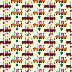cute dinosaur vector pattern for tee print and background wallpaper
