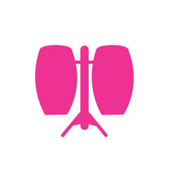 Conga Drum Music Solid Icon