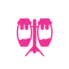 Conga Drum Music Solid Icon