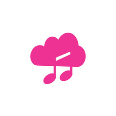 Cloud Icloud Music Solid Icon