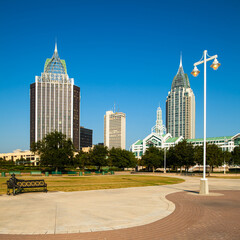 Downtown Mobile Alabama Cityscape