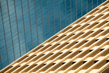 Downtown Houston Cityscape Abstract