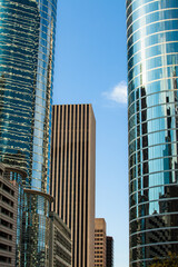 Fototapeta na wymiar Downtown Houston Cityscape