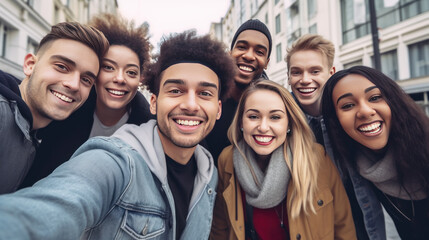 group of friends Generative Ai