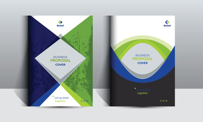 Business Proposal Cover Design Template is adept at the Multipurpose Project such as an annual report, brochure, flyer, poster, presentation, catalog, cover, booklet, website, magazine, portfolio, etc