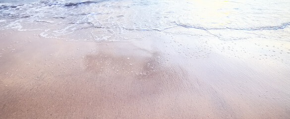 sea foam on the sand abstract background abstract water ocean
