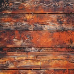 Wooden floor in rustic wood grain texture. Generative AI