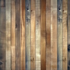 Wooden floor in rustic wood grain texture. Generative AI