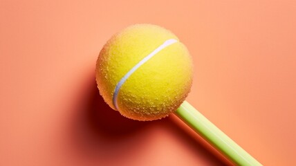 Delicious candy on a stick Generative AI