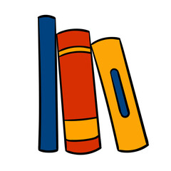 Illustration Set Featuring Various Vector Book 