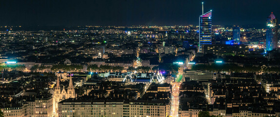 Naklejka premium Les couleurs de Lyon