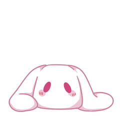 Rabbit Planting Tree Baby Rabbit Love Earth Assembled For Decoration