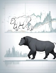 Zusammenprall der Giganten: Bullen und Bären im spannenden Finanzduell