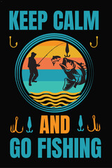 Fishing  T-shirt Design.