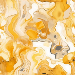 Gold Alcohol Ink Pattern AI Generated