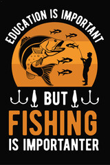 Fishing  T-shirt Design.