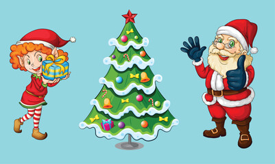 Different christmas templates by the greatest graphics