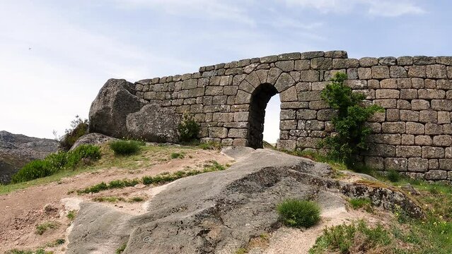 the medieval castle of Castro Laboreiro, municipality of Melga&ccedil;o, district of Viana do Castelo, Portugal