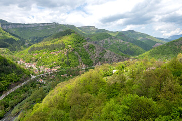 Naklejka na ściany i meble Iskar gorge near village of Bov, Balkan Mountains, Bulgaria