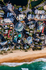 Urban Tapestry: A Kaleidoscope of Shadows and Light, Capturing the Q1 Majesty from Above