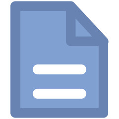 Obraz premium An editable icon of document 