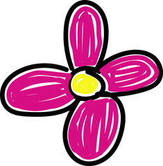 Beautiful Flowers and leaves PNG