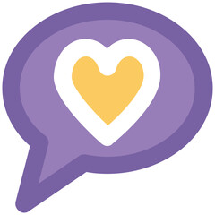 A gift box bold line icon 