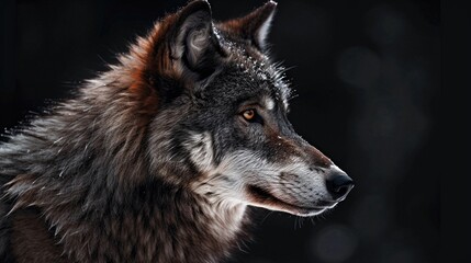 gray wolf lupus generative ai