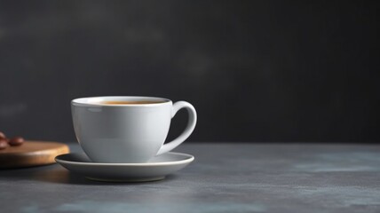 Obraz premium Delicious cup of coffee isolated Generative AI