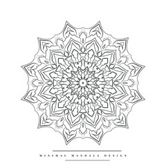 Modern Mandala Coloring Page with Nature-inspired Elements