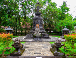 Mendut Buddhist Monastery, Borobodur, Indonesia