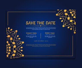 Creative and Beautiful Floral Mandala Wedding Invitation Luxury Card Collection