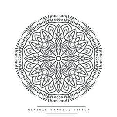 Arabesque mandala coloring page with nature-inspired elements