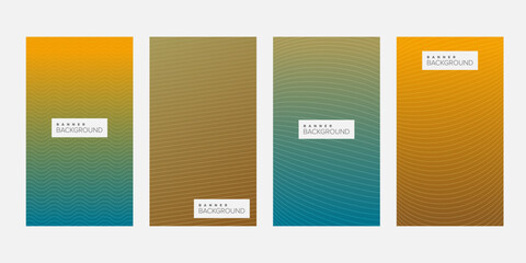 Fototapeta premium Color background banner vector design template