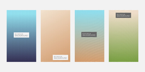 Color background banner vector design template