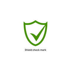 Illustration Vector graphic of Shield check mark fit for Check List logo icon