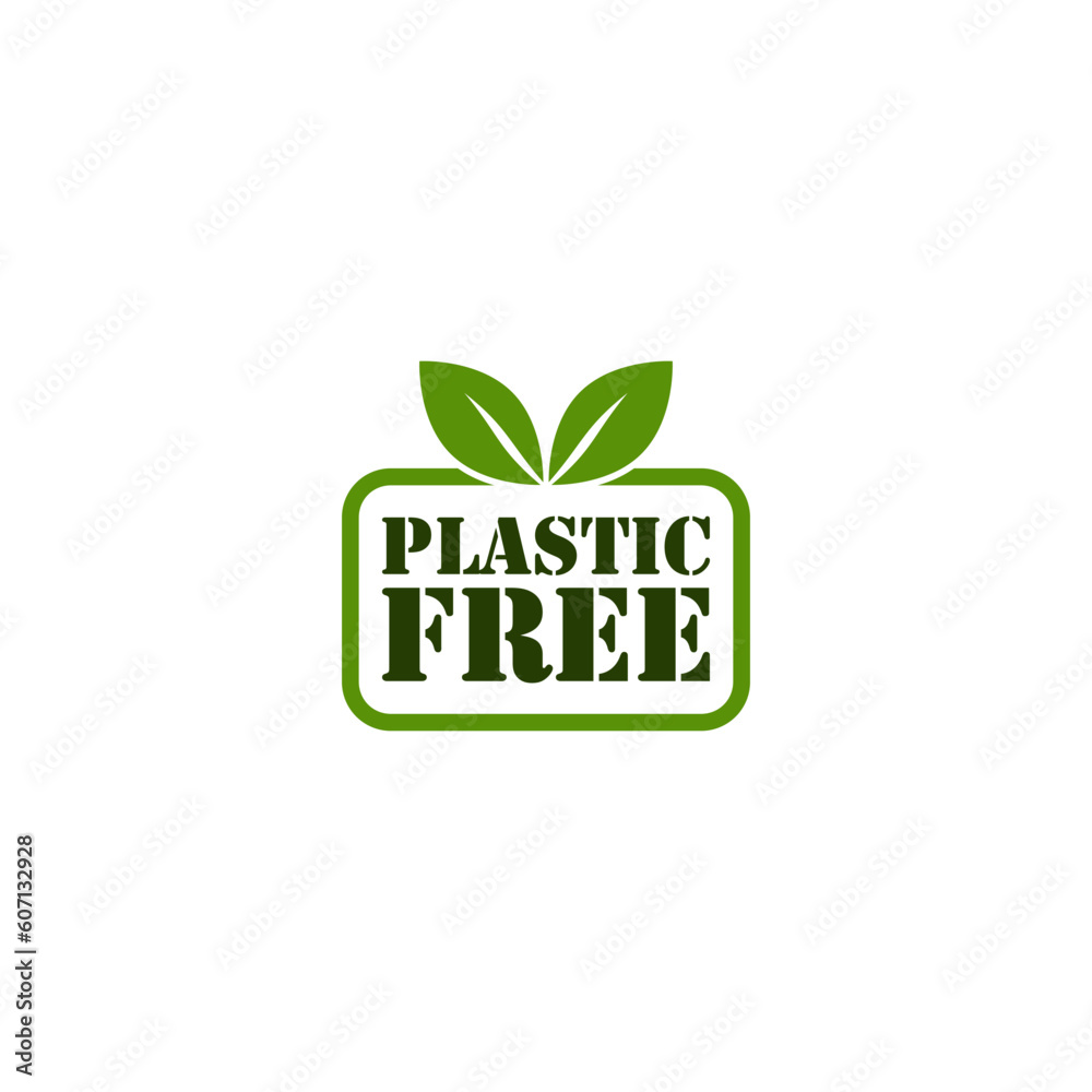 Wall mural plastic free icon. bpa free icon isolated on white background