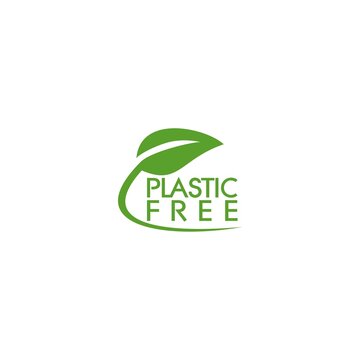 Plastic free icon. BPA free icon isolated on white background