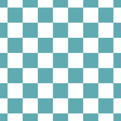 Seamless pattern with blue and white checkerboard